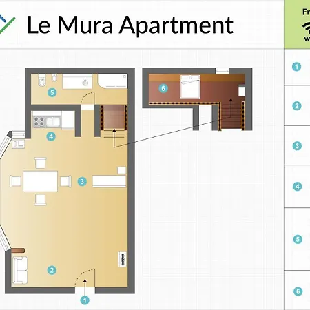 Le Mura By Tuscanywego Apartmán *